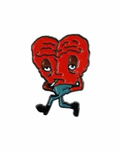 Inner Decay Troubled Heart Pin