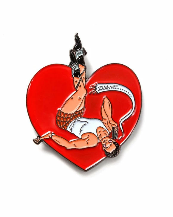 Emma Munger Special Agent Dale Cooper Pin-Up Pin Enamel Pins + Buttons 1 Emma Munger Special Agent Dale Cooper Pin-Up Pin Enamel Pins + Buttons