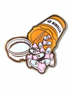 GAYPIN' Pins + Patches Vitamin D Pills Pin