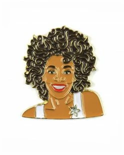 The Found Whitney Houston Pin Enamel Pins + Buttons