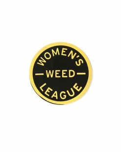 Word For Word Factory Pins + Patches Women's Weed League Pin