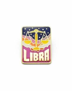 Lucky Horse Press Libra Zodiac Pin Pins + Patches