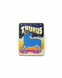 Lucky Horse Press Taurus Zodiac Pin Pins + Patches