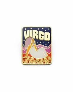 Lucky Horse Press Pins + Patches Virgo Zodiac Pin