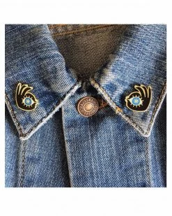 Danny Brito Enamel Pins + Buttons Eye See You Pin Set