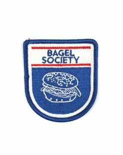 Three Potato Four Embroidered Patches Bagel Society Badge Patch