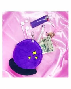 Sara M. Lyons Accessories Crystal Ball Plush Zip Pouch