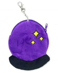 Sara M. Lyons Accessories Crystal Ball Plush Zip Pouch