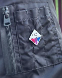 MG Pride Bisexual Pride Pin Badge 5 MG Pride Bisexual Pride Pin Badge