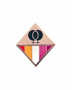 MG Pride Pins + Patches Lesbian Pride Pin Badge