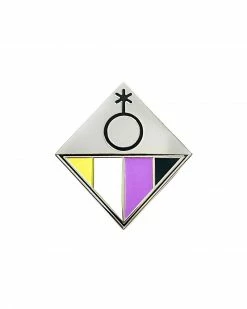 MG Pride Pins + Patches Non-Binary Pride Pin Badge