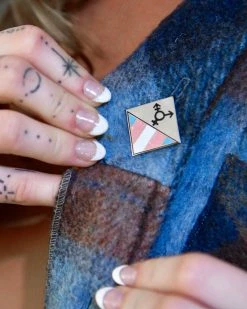 MG Pride Pins + Patches Trans Pride Pin Badge