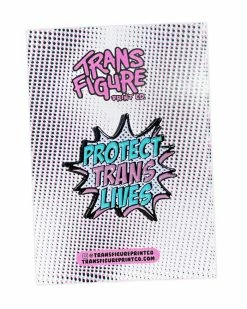 Transfigure Print Co. Protect Trans Lives Pin