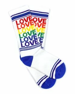 Gumball Poodle Rainbow Love Pride Socks