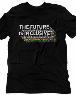 Bianca Designs Graphic Tees + Long Sleeves The Future Is Inclusive Rainbow Unisex Tee