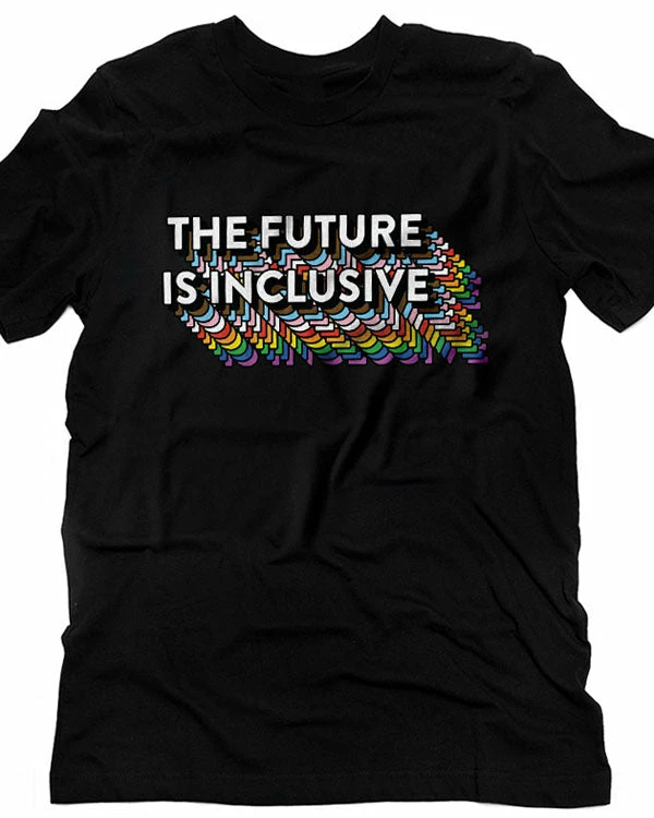 Bianca Designs Graphic Tees + Long Sleeves The Future Is Inclusive Rainbow Unisex Tee 2 Bianca Designs Graphic Tees + Long Sleeves The Future Is Inclusive Rainbow Unisex Tee