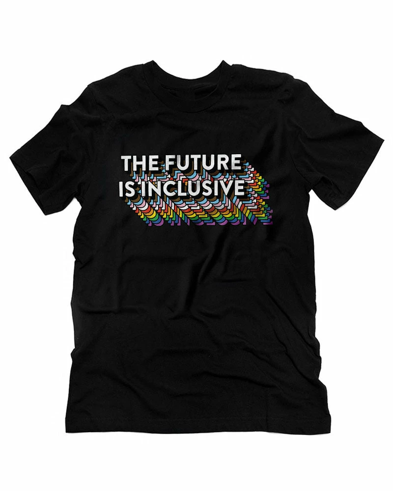 Bianca Designs Graphic Tees + Long Sleeves The Future Is Inclusive Rainbow Unisex Tee 1 Bianca Designs Graphic Tees + Long Sleeves The Future Is Inclusive Rainbow Unisex Tee