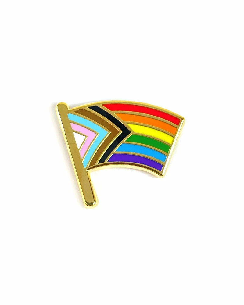 Dissent Pins Progress Pride Flag Pin (Fundraiser) Pins + Patches 1 Dissent Pins Progress Pride Flag Pin (Fundraiser) Pins + Patches