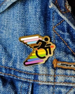 Bianca Designs Pins + Patches Disability LGBTQ+ Pride Pin