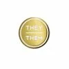 Gamut Pins Pins + Patches They / Them Gold Gender Pronoun Pin