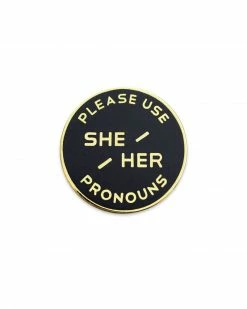 Gamut Pins She / Her Gender Pronoun Usage Pin