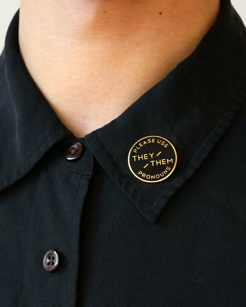 Gamut Pins They / Them Gender Pronoun Usage Pin 2 Gamut Pins They / Them Gender Pronoun Usage Pin