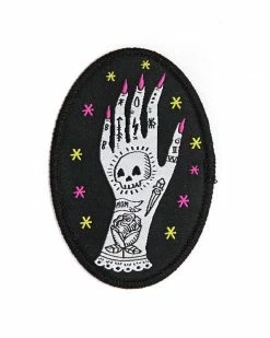 Bananna Bones Tattooed Lady Hand Patch