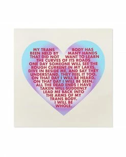 Transfigure Print Co. Home My Trans Body Heart Art Print