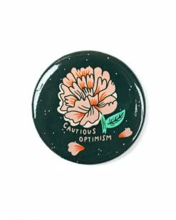 Stay Home Club Cautious Optimism Large Refrigerator Magnet Greeting Cards + Office Supplies