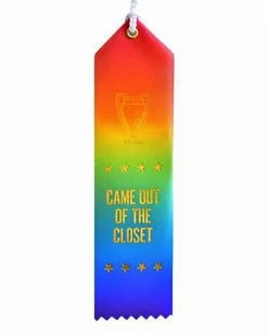 Boldfaced Goods Came Out Of The Closet Award Ribbon Accessories