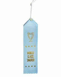 Boldfaced Goods World Class Snorer Award Ribbon