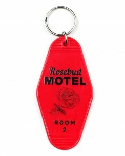 A Shop Of Things Keychains + Key Blanks Rosebud Motel Keychain