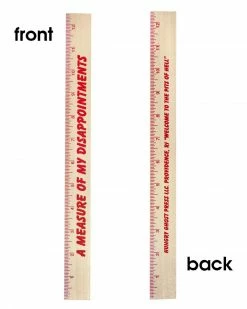 Hungry Ghost Press Unique Gifts + Fun Finds Disappointments Ruler