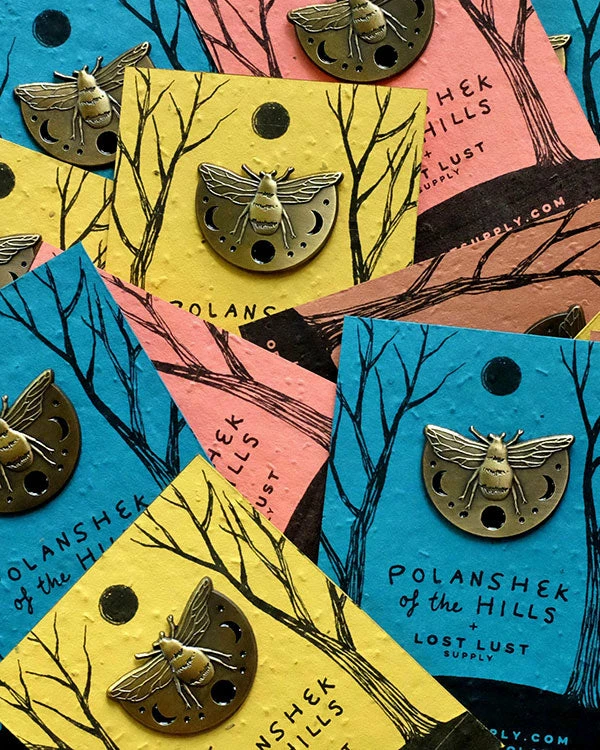 Lost Lust Supply Lunar Bee Pin 3 Lost Lust Supply Lunar Bee Pin