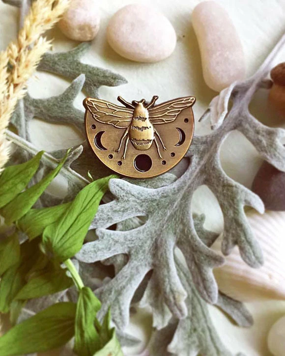Lost Lust Supply Lunar Bee Pin 2 Lost Lust Supply Lunar Bee Pin