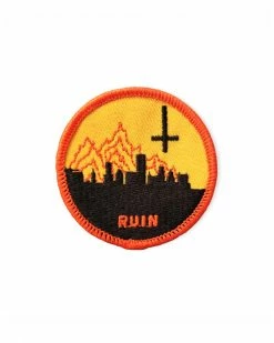 Hungry Ghost Press Ruin Mini Patch Embroidered Patches