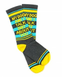 Gumball Poodle My Dog And I Talk Shit About You Socks