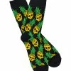 Mean Folk Pineapple Skull Socks