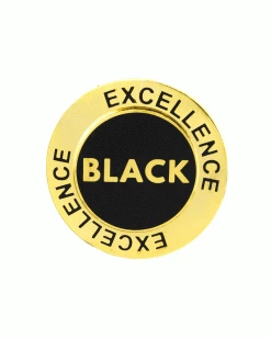 Radical Dreams Black Excellence Spinning Pin Enamel Pins + Buttons