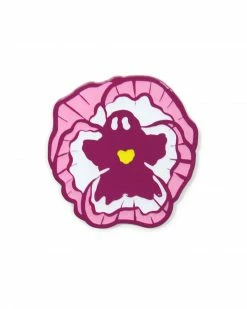 Queerly Departed Pansy-geist (Pansy Flower Ghost) Pin Pins + Patches