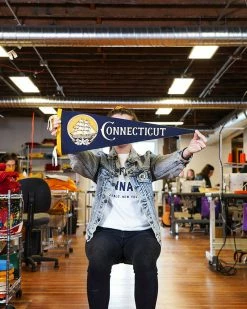 Oxford Pennant Wall Banners + Pennants Connecticut State Pennant