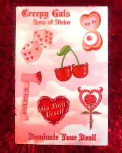 Creepy Gals Stickers + Decals Haus Of Divine Sticker Sheet