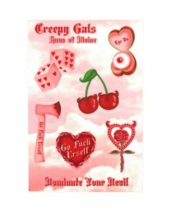 Creepy Gals Stickers + Decals Haus Of Divine Sticker Sheet