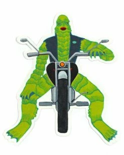 Quiet Tide Goods Accessories Creature Biker Large Sticker
