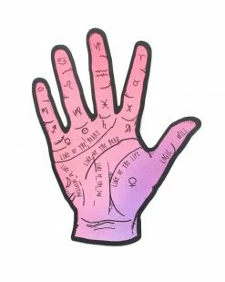 The Third Arrow Accessories Palmistry Hand Holographic Sticker