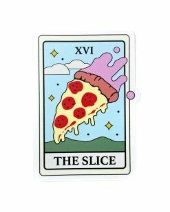 The Second Messenger Stickers + Decals The Pizza Slice Tarot Card Sticker