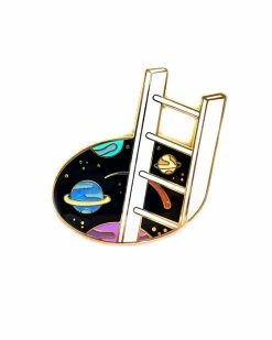 Strike Gently Co. Universe Ladder Pin Enamel Pins + Buttons