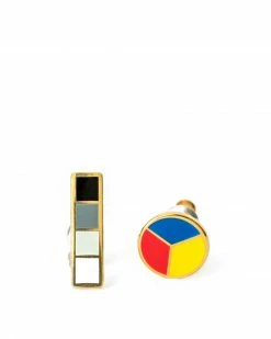 Yellow Owl Workshop Accessories Color Wheel & Greyscale Earrings