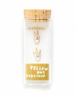Yellow Owl Workshop Accessories Peace & Love Hands Earrings