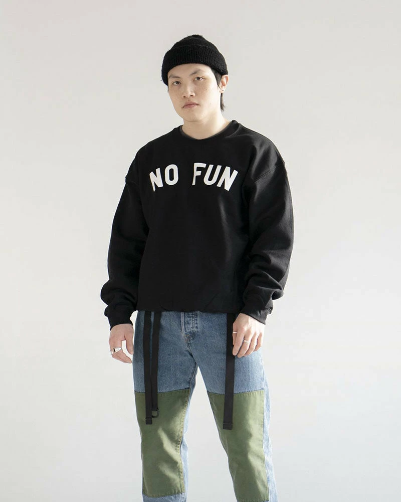 No Fun Press Graphic Tees + Long Sleeves No Fun Unisex Crewneck Sweatshirt 3 No Fun Press Graphic Tees + Long Sleeves No Fun Unisex Crewneck Sweatshirt